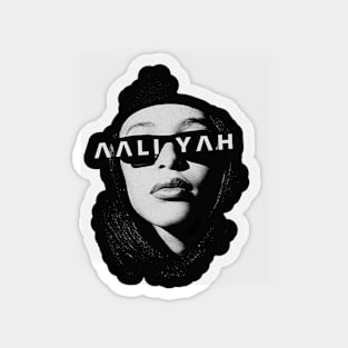 Aaliyah Vintage Magnet