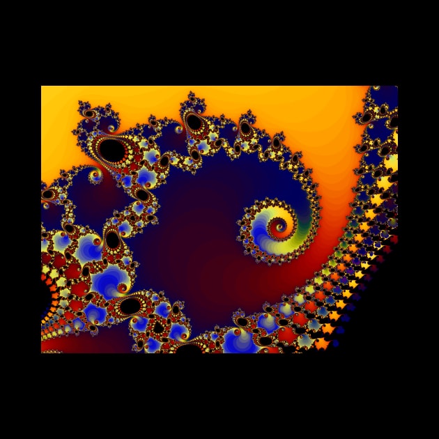 Seahorse Mandelbrot Fractal by Rupert Russell