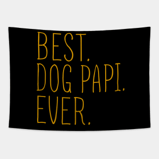 Best Dog Papi Ever Cool Tapestry