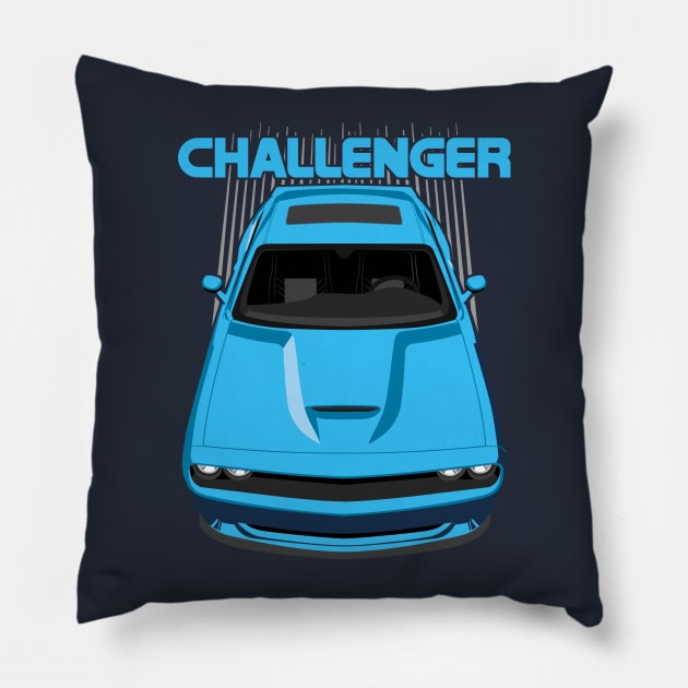 Challenger - B5 Blue Pillow by V8social