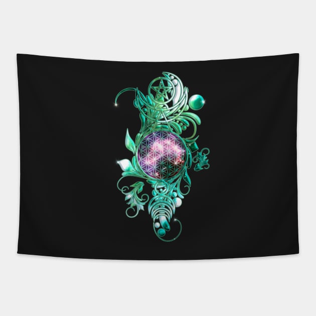 Sacred Space 3 Tapestry by Arcuedes