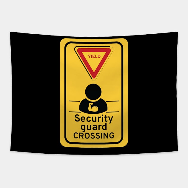 Security Guard crossing Tapestry by Night'sShop