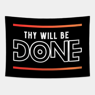 Thy will be done | Christian Tapestry