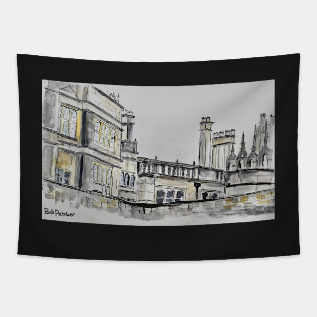 Rooftops Tapestry by bobpetcher