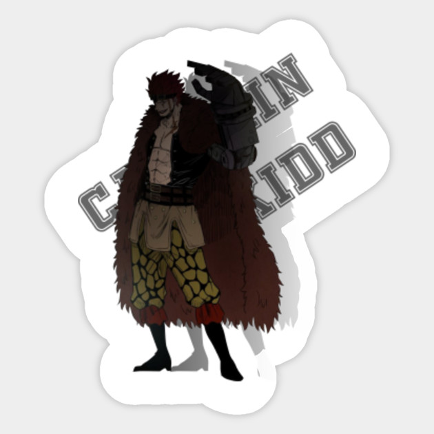 Eustass Captain Kidd One Piece Sticker Teepublic