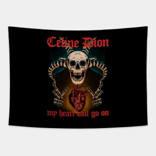 Celine Dion my heart will go on metal Tapestry