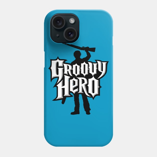 Awesome Horror Movie Hero Quote Logo Parody Phone Case by BoggsNicolas