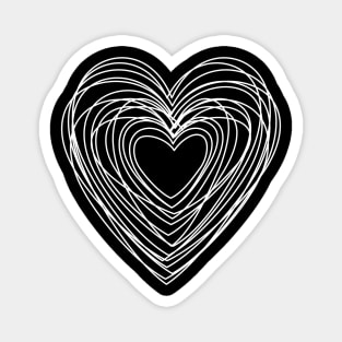 Graphic Heart of Hearts Magnet