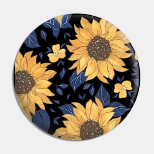 sun flower pattern Pin