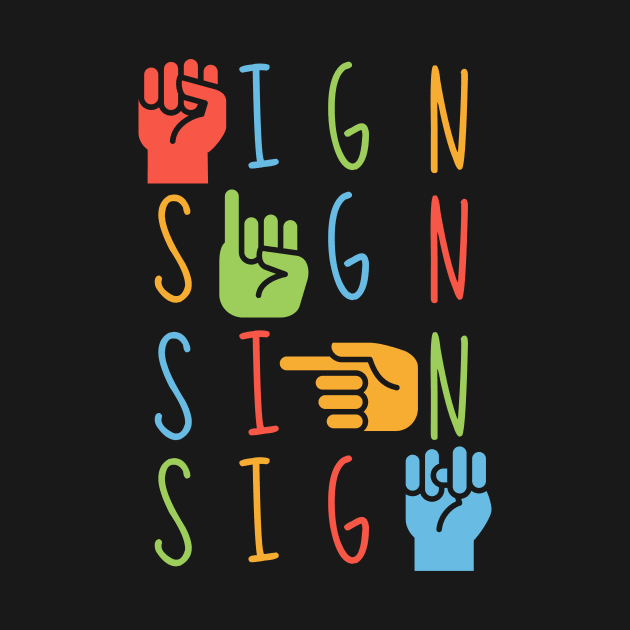 ASL Sign- American Sign Language Alphabet by Sweet Sign Language