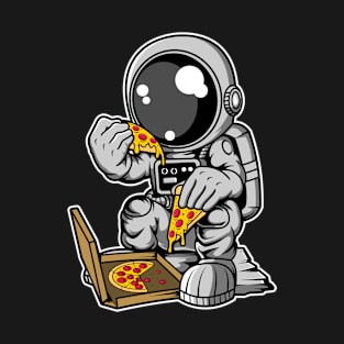 Astronaut Pizza T-Shirt