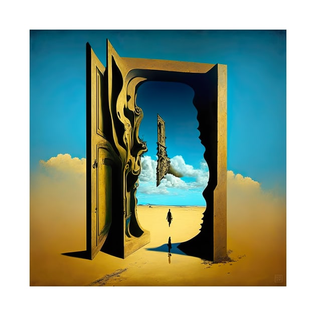 [AI Art] “EXIT”, inspired by the works of a surrealist master by Sissely