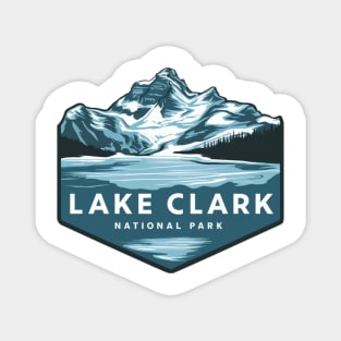 Frozen Lake Clark National Park Alaska Magnet