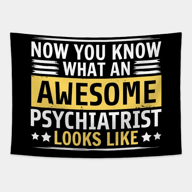 Funny Psychiatrist Tapestry by White Martian