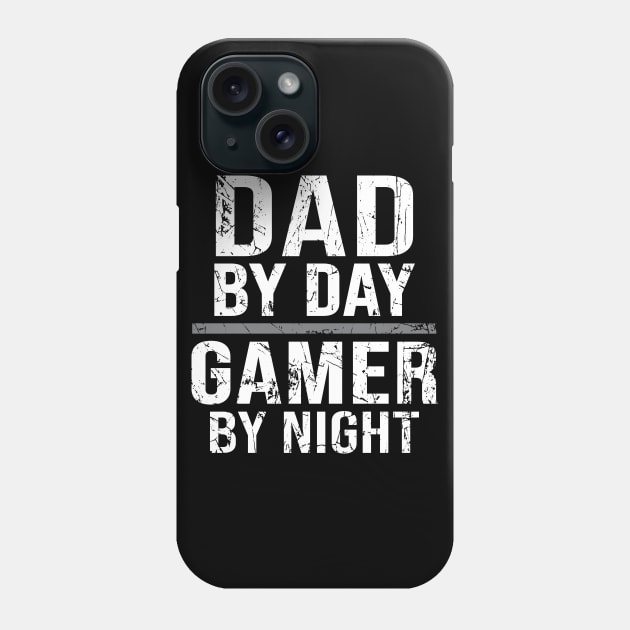 Dad By Day Gamer By Night Phone Case by DragonTees