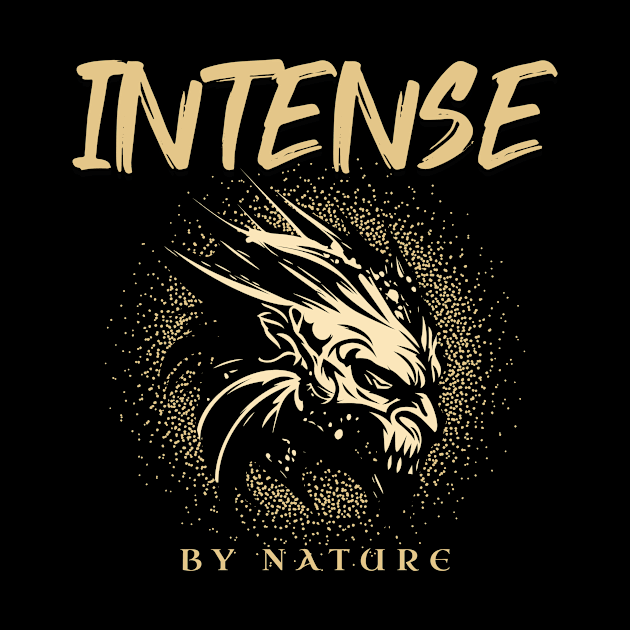 Intense By Nature Quote Motivational Inspirational by Cubebox