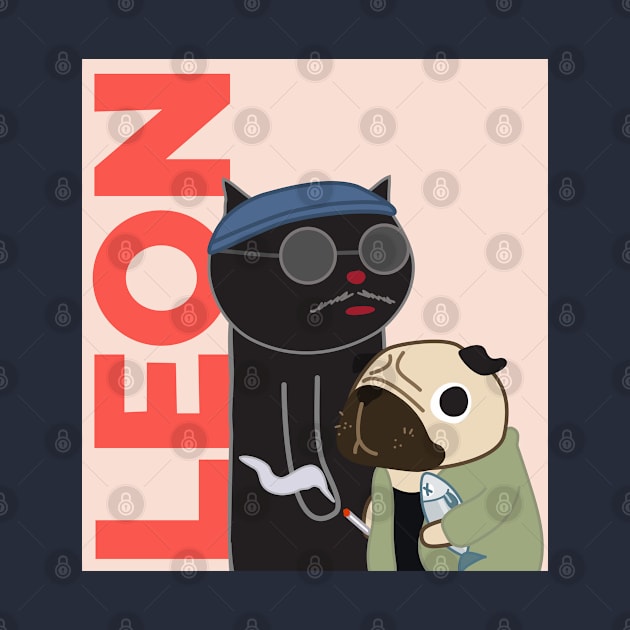 LEON & THE PUG by loveninga