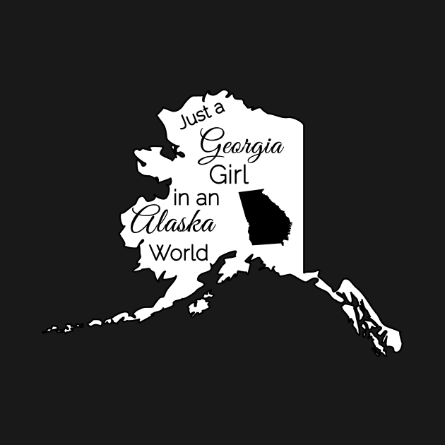 Just a Georgia Girl in an Alaska World by Silver Pines Art