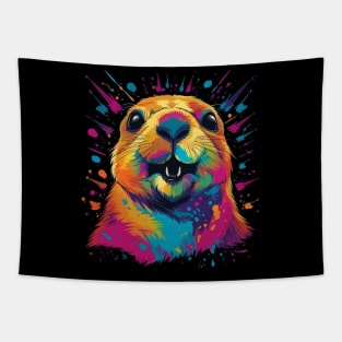 Prairie Dog Smiling Tapestry