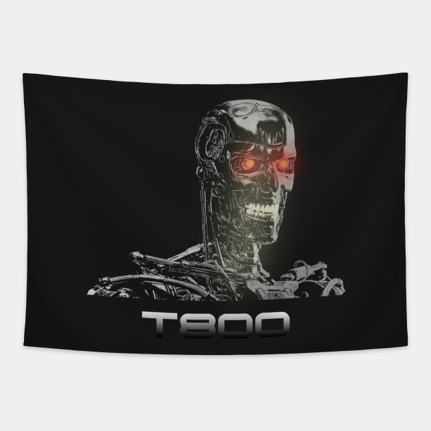 Terminator- T800 Tapestry by dankdesigns