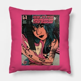 Bassgirl Pillow