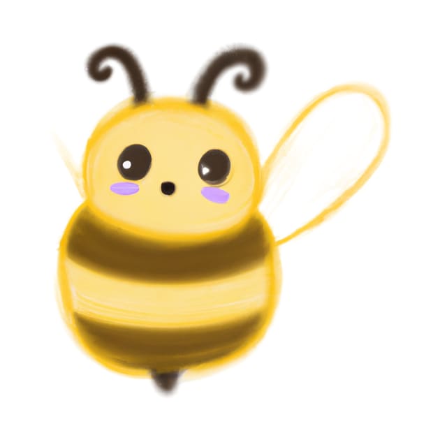 Cute Bee Drawing by Play Zoo