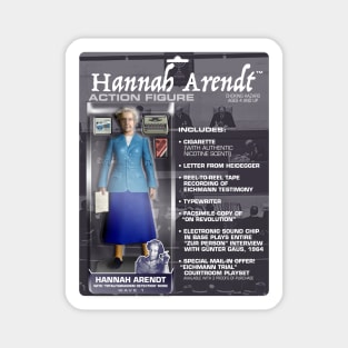 Hannah Arendt Action Figure Magnet