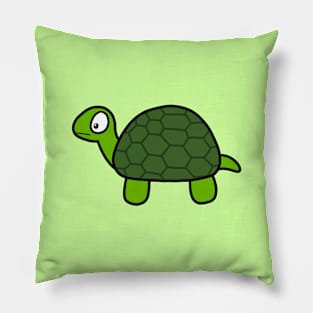 Cute Cartoon Green Ocean Beach Sea Turtle Pillow