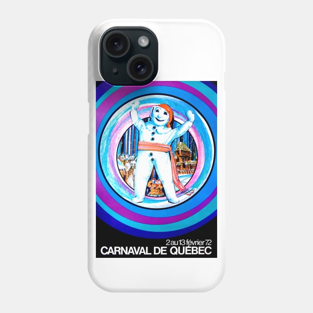 Carnaval De Quebec 1972 Phone Case by Scum & Villainy