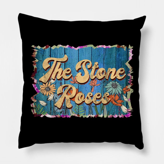 Vintage Roses Name Flowers Limited Edition Classic Styles Pillow by BilodeauBlue