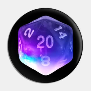 Nat20 in light purple and blue Pin