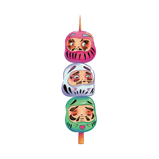 Dango Daruma Japan by phanconghoan