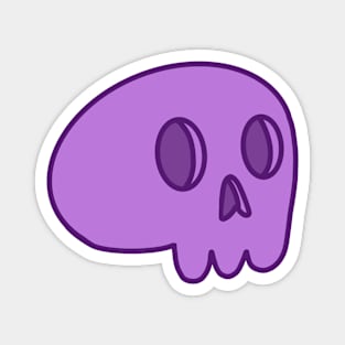 Purple Skull Magnet