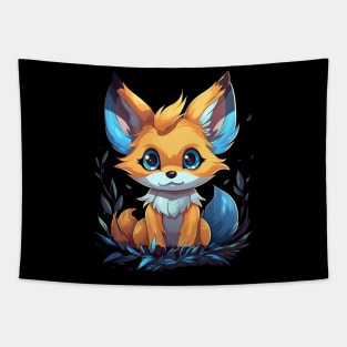 Cute Cartoon Fox Tapestry