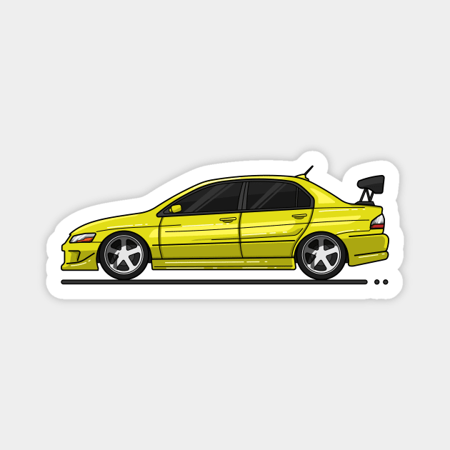 Lancer Evolution VII Magnet by garistipis