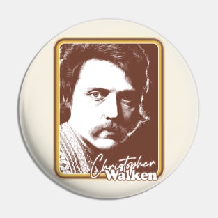 Christopher Walken / 80s Retro Fan Art Gift Design Pin