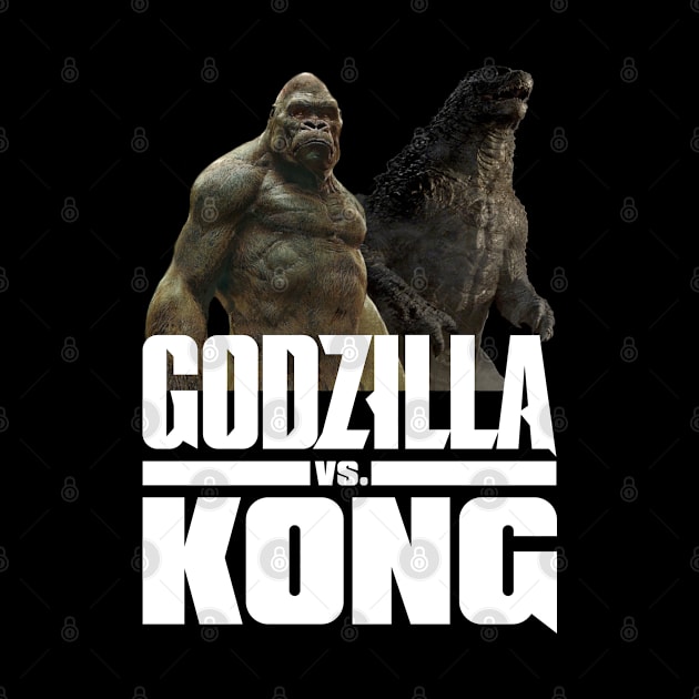 godzilla vs kong team godzilla Kong by Pannolinno