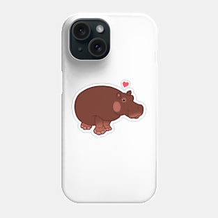 Hippo Love Phone Case