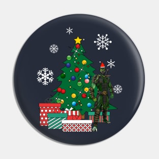 Reptile Around The Christmas Tree Mortal Kombat Pin