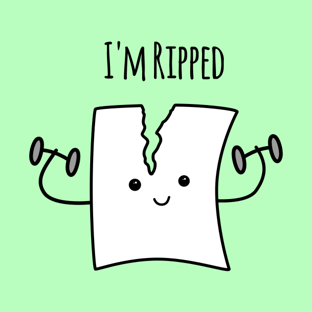 'I'm Ripped' (Light Edition) by bluevolcanoshop@gmail.com