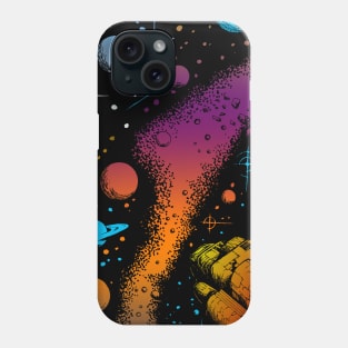 Exploring infinite space Phone Case