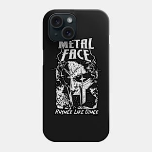 Vintage Bootleg Metal Face White Phone Case