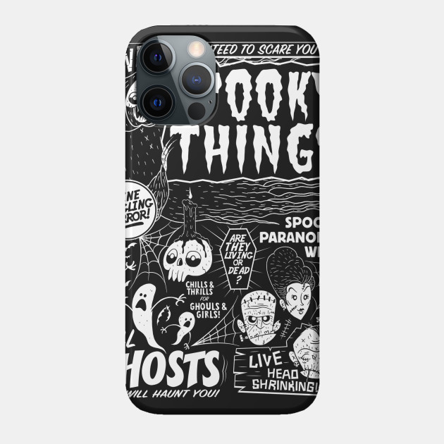 Spooky Things - Halloween - Phone Case