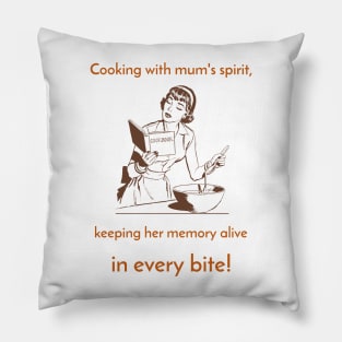 Cooking with Mum Pillow