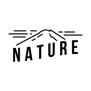 Nature Mountain Lineart T-Shirt