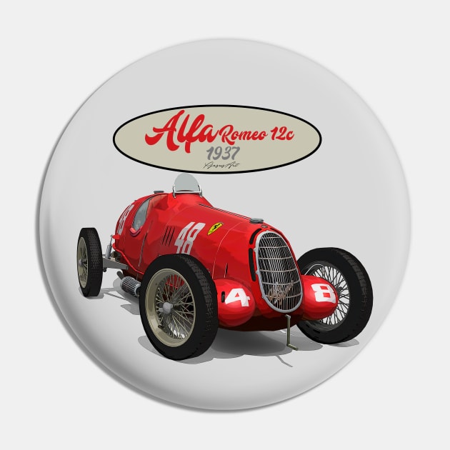 ALFA ROMEO 12C 1937 Pin by PjesusArt