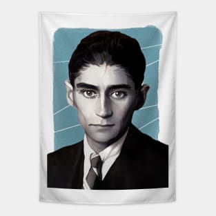 Novelist Franz Kafka illustration Tapestry