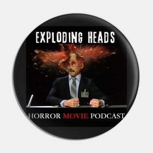 Exploding Heads Horror Movie Podcast Design 1 Pin