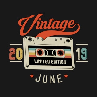 June 2019 - Limited Edition - Vintage Style T-Shirt