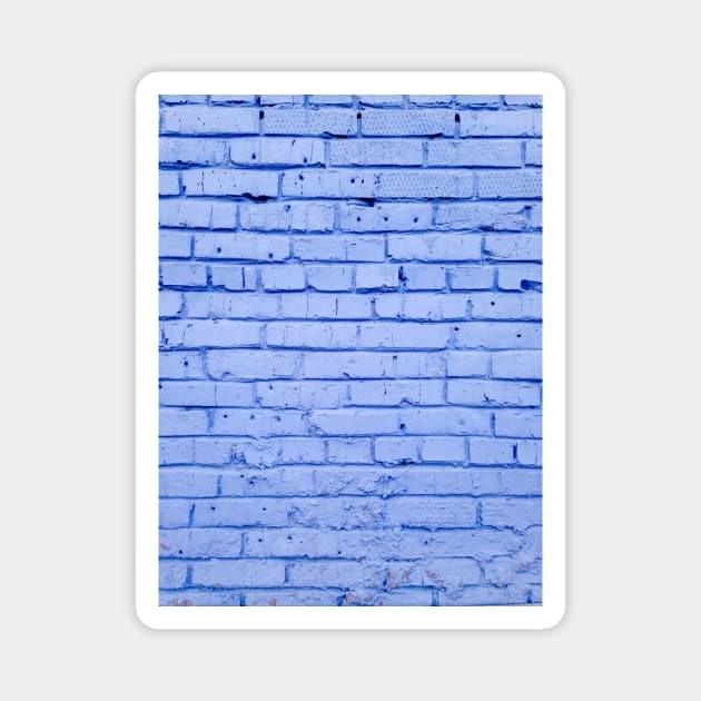 Purple Brick Wall Magnet by NewburyBoutique